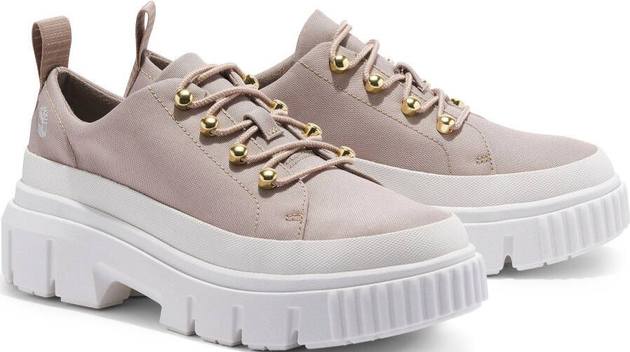 Bruin Tinten Greyfield Fabric Ox Veterschoenen Dames Taupe - Foto 2