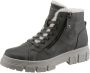 Tom Tailor Hoge veterschoenen met sierrits aan de buitenkant - Thumbnail 2