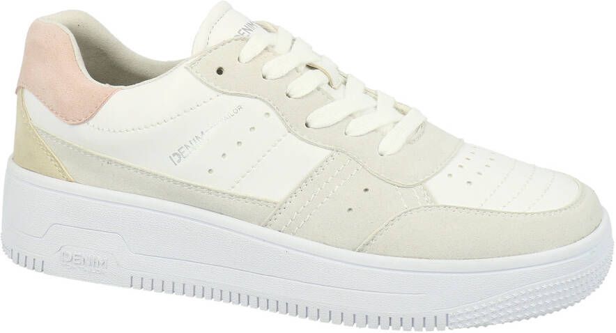 Tom Tailor Plateausneakers met contrastbeleg