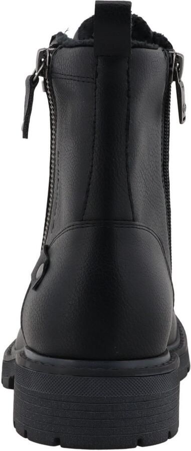 Tom Tailor Veterschoenen Werkschoenen hiking boot met blokhak - Foto 4