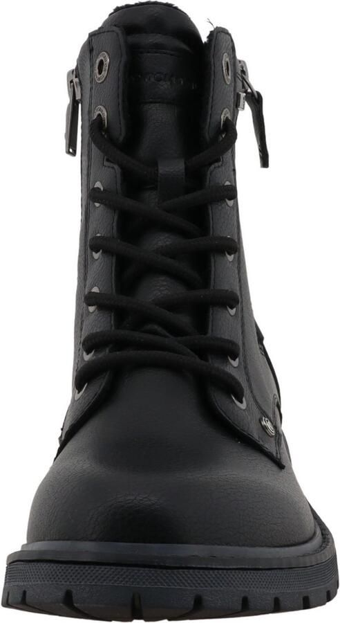 Tom Tailor Veterschoenen Werkschoenen hiking boot met blokhak - Foto 3