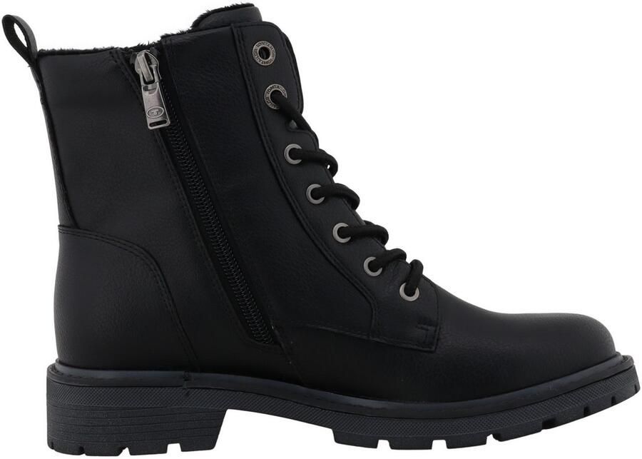 Tom Tailor Veterschoenen Werkschoenen hiking boot met blokhak - Foto 2