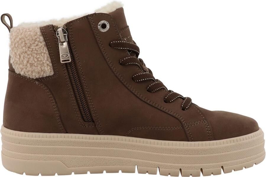 Tom Tailor Winterlaarzen High top sneaker veterboots met warme voering