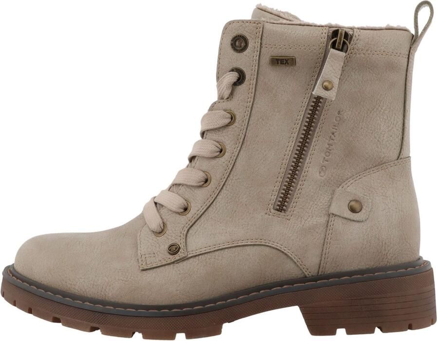 Tom Tailor Winterlaarzen Werkschoenen hiking boot met blokhak