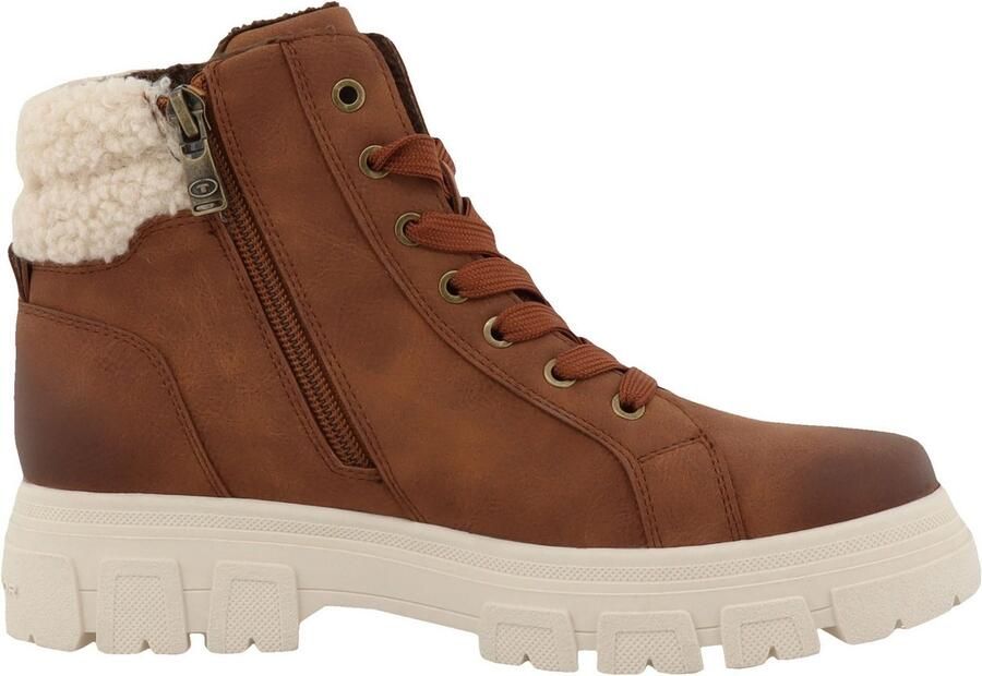 Tom Tailor Winterlaarzen Plateauboots winterboots met kunstbontkraag - Foto 3