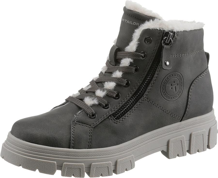 Tom Tailor Winterlaarzen Plateaulaarzen winterlaarzen met sierrits - Foto 7
