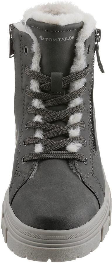 Tom Tailor Winterlaarzen Plateaulaarzen winterlaarzen met sierrits - Foto 4
