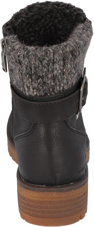 Tom Tailor Winterlaarzen Werkschoenen hiking boot met blokhak - Foto 5