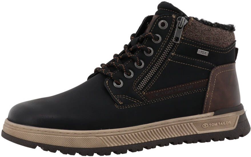 Tom Tailor Winterlaarzen Veterboots winterboots met ritssluiting