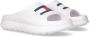 Tommy Hilfiger Platte PVC Logo Muilezel Schoenen White Dames - Thumbnail 3