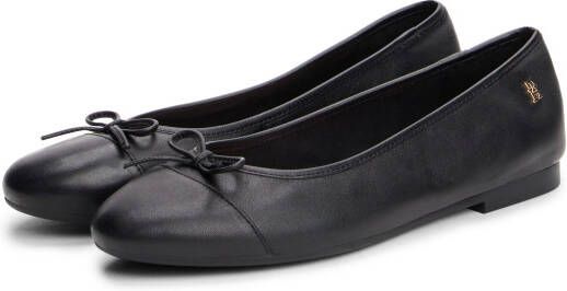 Tommy Hilfiger Ballerina's TOE CAP LEATHER BALLERINA