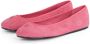 Tommy Hilfiger Ballerina's TH HARDWARE SUEDE BALLERINA flats zakelijke schoen comfortschoen instapschoen met th-logo - Thumbnail 1
