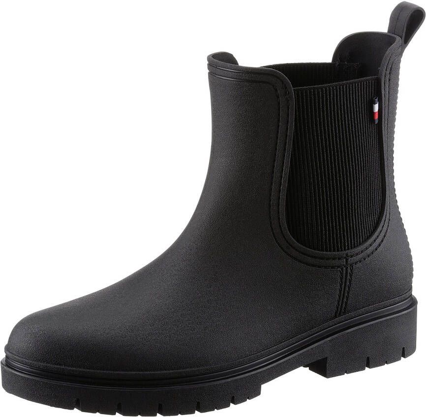 Tommy Hilfiger Chelsea-boots MATT ANKLE RAINBOOT WITH ELASTIC