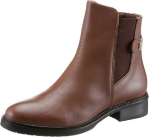 Tommy Hilfiger Chelsea-boots TH LEATHER FLAT BOOT