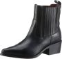 Tommy Hilfiger Cowboylaarsjes TH LEATHER COWBOY BOOT blokhak cowboyboots western enkellaars in spitse vorm - Thumbnail 3