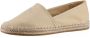 Tommy Hilfiger Beige Platte Espadrilles Oogst Tarwe Beige Dames - Thumbnail 3