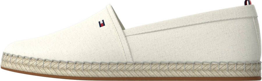 Tommy Hilfiger Espadrilles BASIC TOMMY FLAT ESPADRILLE Zomerschoen slides loafer met geborduurd logo-vlag