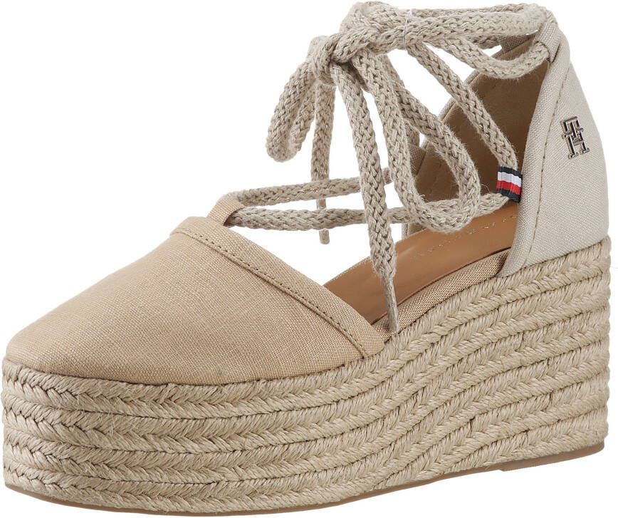 Tommy Hilfiger Espadrilles CLOSED TOE LINEN FLATFORM