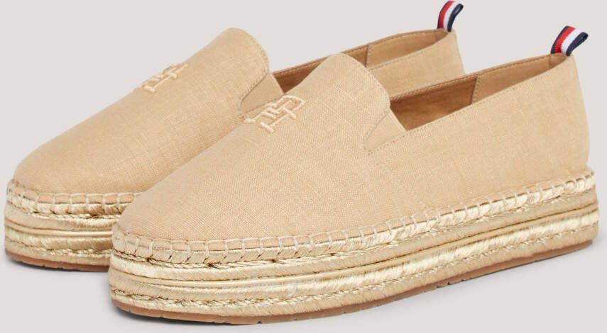 Tommy Hilfiger Espadrilles TH EMBROIDERED GOLD FLATFORM