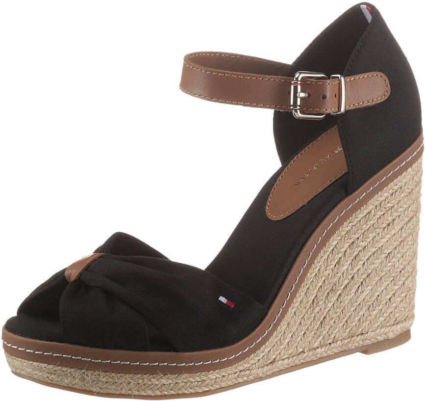 Tommy Hilfiger Highheel sandaaltjes ICONIC ELENA SANDAL met verstelbare gesp