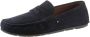 Tommy Hilfiger Blauwe Suède Loafers voor Mannen Blue Heren - Thumbnail 4