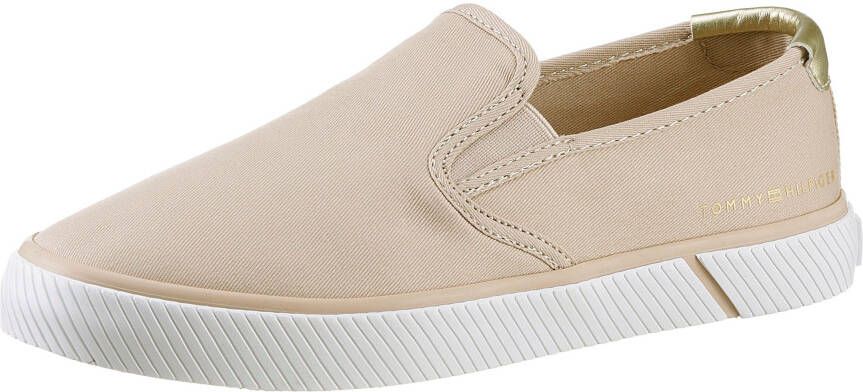 Tommy Hilfiger Instappers ESSENTIAL SLIP-ON SNEAKER met stretchinzetten