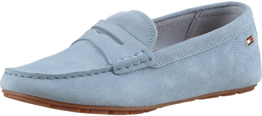 Tommy Hilfiger Instappers FLAG SOFT SUEDE DRIVER LOAFER