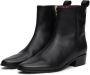 Tommy Hilfiger Laarsjes LOW COWBOY FLAT LEATHER basic blokhak zakelijke schoen in smalle vorm - Thumbnail 2