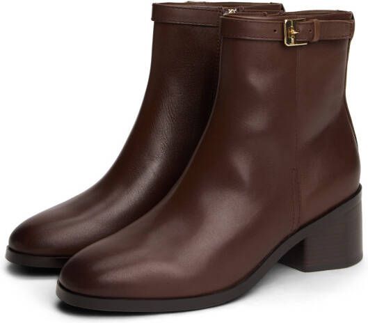 Tommy Hilfiger Laarsjes TH BUCKLE RIDING MID HEEL BOOTIE