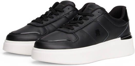 Tommy Hilfiger Plateausneakers PATENT PLATFORM SNEAKER vrije tijd schoen lage schoen veterschoen met sierstiksels - Foto 2