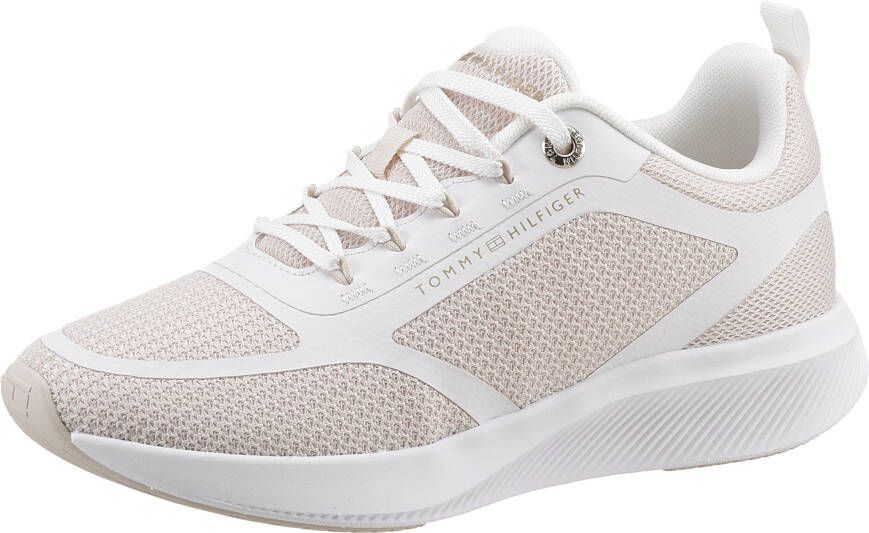 Tommy Hilfiger Plateausneakers ACTIVE MESH TRAINER in lichte materialenmix