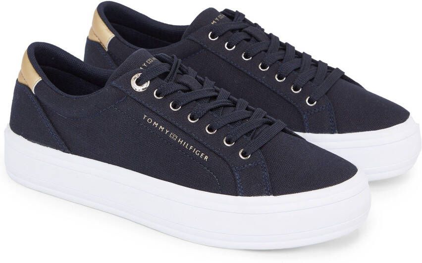Tommy Hilfiger Essential vulc canvas DW6 space blue donkerblauw