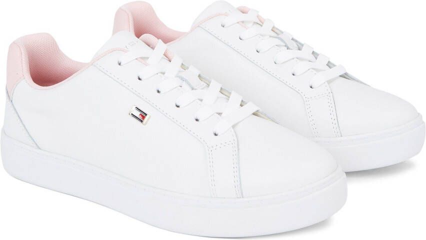 Tommy Hilfiger Leren sneakers met logo-applicatie