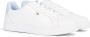 Tommy Hilfiger Witte Lace-Up Sneaker met Contrastdetails White Dames - Thumbnail 1