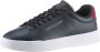Tommy Hilfiger Plateausneakers TH COURT LEATHER GRAIN ESS vrijetijdsschoen halfschoen veterschoen met logo-opdruk - Thumbnail 2