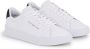 Tommy Hilfiger Plateausneakers TH COURT LEATHER GRAIN ESS vrijetijdsschoen halfschoen veterschoen met logo-opdruk - Thumbnail 2