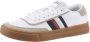 Tommy Hilfiger Plateausneakers TH CUPSET 1A2 LTH MIX vrijetijdsschoen lage schoen veterschoen met strepen in tommy kleuren - Thumbnail 2