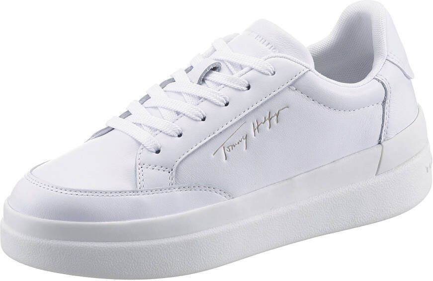 Tommy Hilfiger Plateausneakers TH SIGNATURE LEATHER SNEAKER