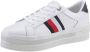 Tommy Hilfiger Plateausneakers TH WEBBING FLATFORM CUPSOLE met strepen opzij - Thumbnail 2