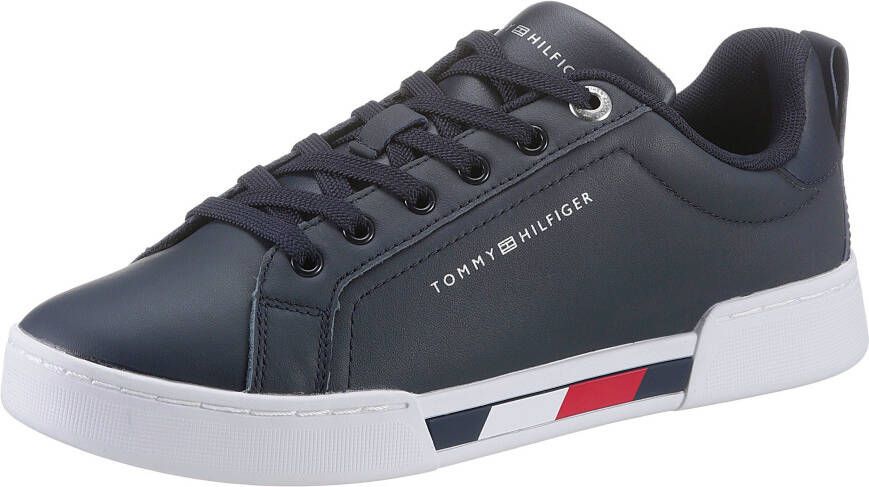 Tommy Hilfiger Sneakers CORPORATE TOMMY CUPSOLE met zijstrepen vrijetijdsschoen halfhoge schoen veterschoen - Foto 17