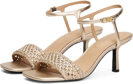 Tommy Hilfiger Sandaaltjes METALLIC LTHR KITTEN SANDAL