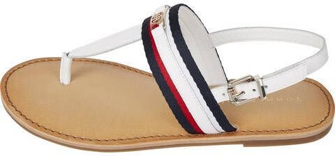 Tommy Hilfiger Sandalen CORPORATE WEBBING FLAT SANDAL met teenbandje - Foto 4