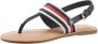 Tommy Hilfiger Sandalen FLAT SANDAL CORPORATE met strepen in tommy-kleuren - Thumbnail 2