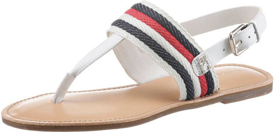 Tommy Hilfiger Sandalen FLAT SANDAL CORPORATE met strepen in tommy-kleuren - Foto 11