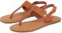 Tommy Hilfiger Sandalen LEATHER THONG SANDAL sandaal zomerschoen flats met teenband - Thumbnail 1