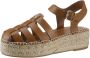 Tommy Hilfiger Sandalen TH AUTHENTIC LEATHER ESPADRILLE zomerschoen sandaal plateauhak met verstelbare gesp - Thumbnail 2