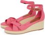 Tommy Hilfiger Sleehaksandaaltjes FLAG CRISS-CROS MID WEDGE ESPAD bandjessandaal zomerschoen met verstelbare gesp - Thumbnail 1
