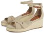 Tommy Hilfiger Sleehaksandaaltjes FLAG CRISS-CROS MID WEDGE ESPAD bandjessandaal zomerschoen met verstelbare gesp - Thumbnail 1