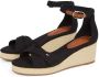 Tommy Hilfiger Sleehaksandaaltjes FLAG CRISS-CROS MID WEDGE ESPAD bandjessandaal zomerschoen met verstelbare gesp - Thumbnail 1