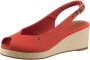 Tommy Hilfiger Sleehaksandaaltjes FLAG MID WEDGE ESPAD SLINGBACK plateau zomerschoen riem-sandaal met verstelbare gesp - Thumbnail 1
